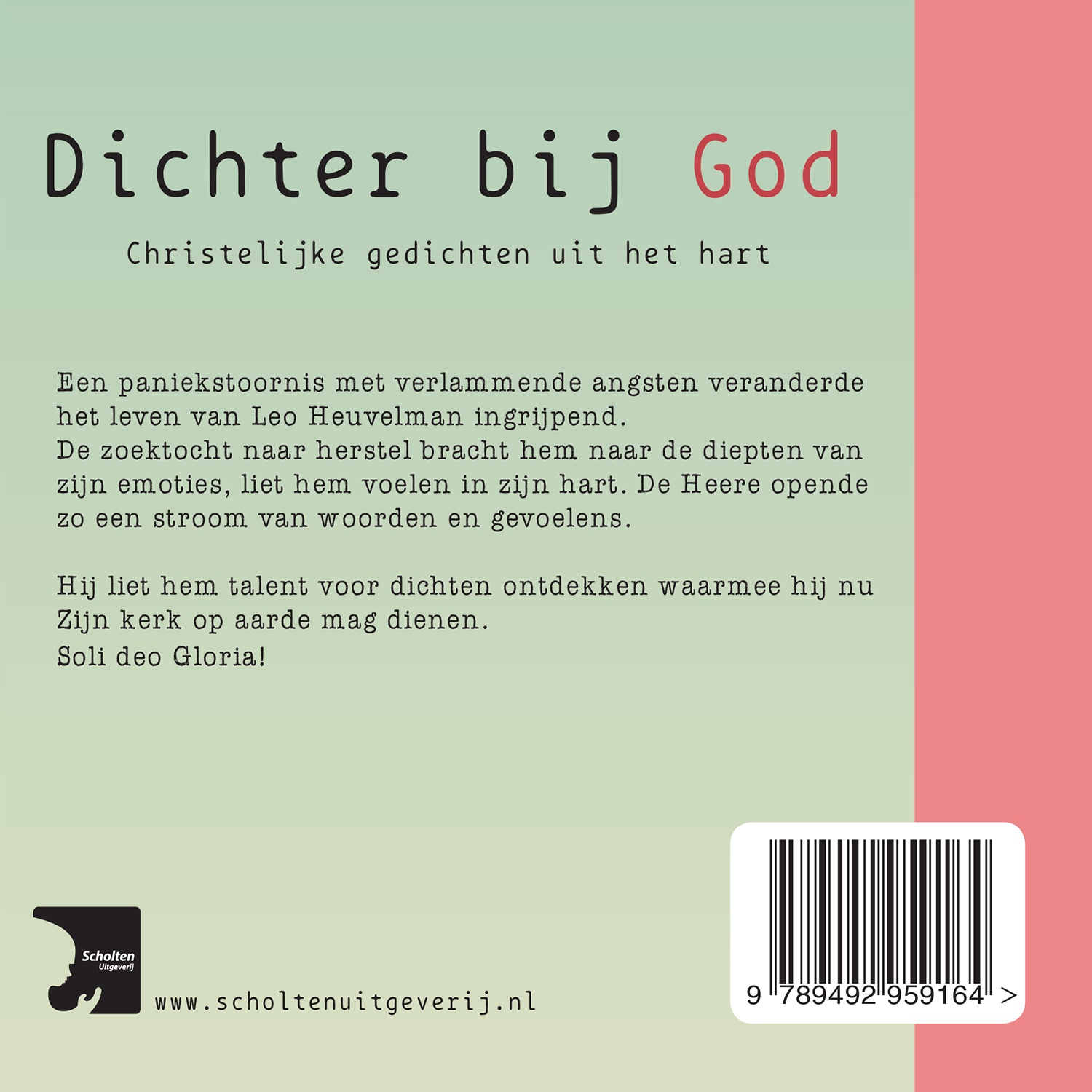 Welp Dichter bij GOD - Scholten Uitgeverij - Christelijke boeken RF-14