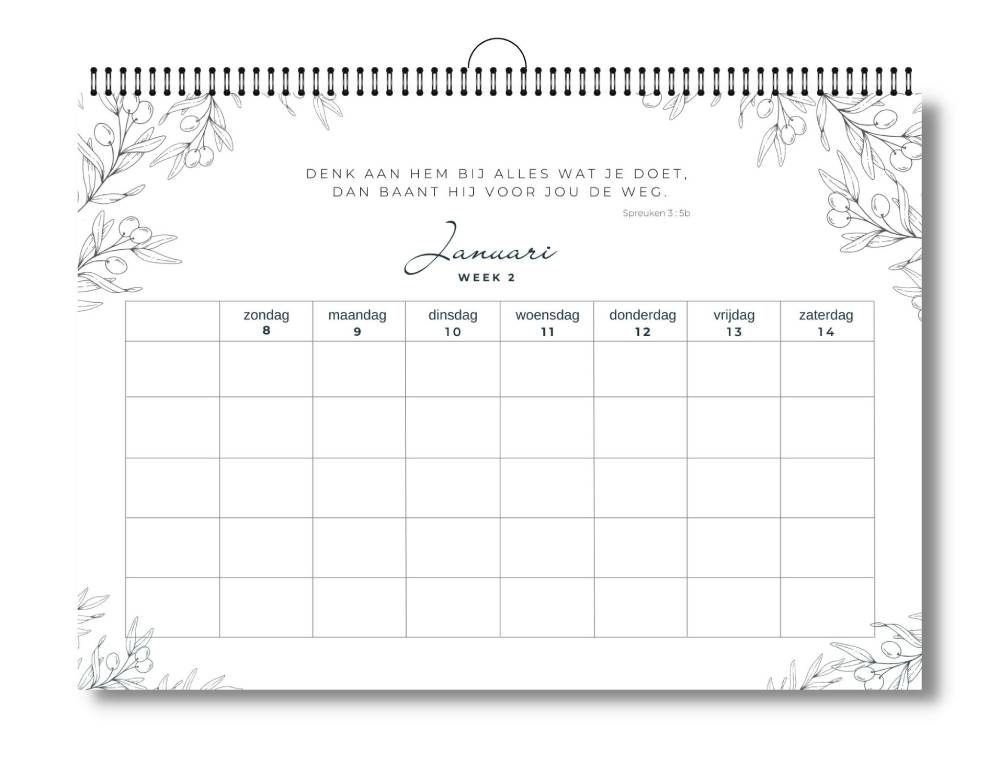 Familieplanner kalender